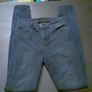 Joe's Jeans, "High Rise Legging" Fit Skinny Jeans, Dark Navy Blue, Size 28